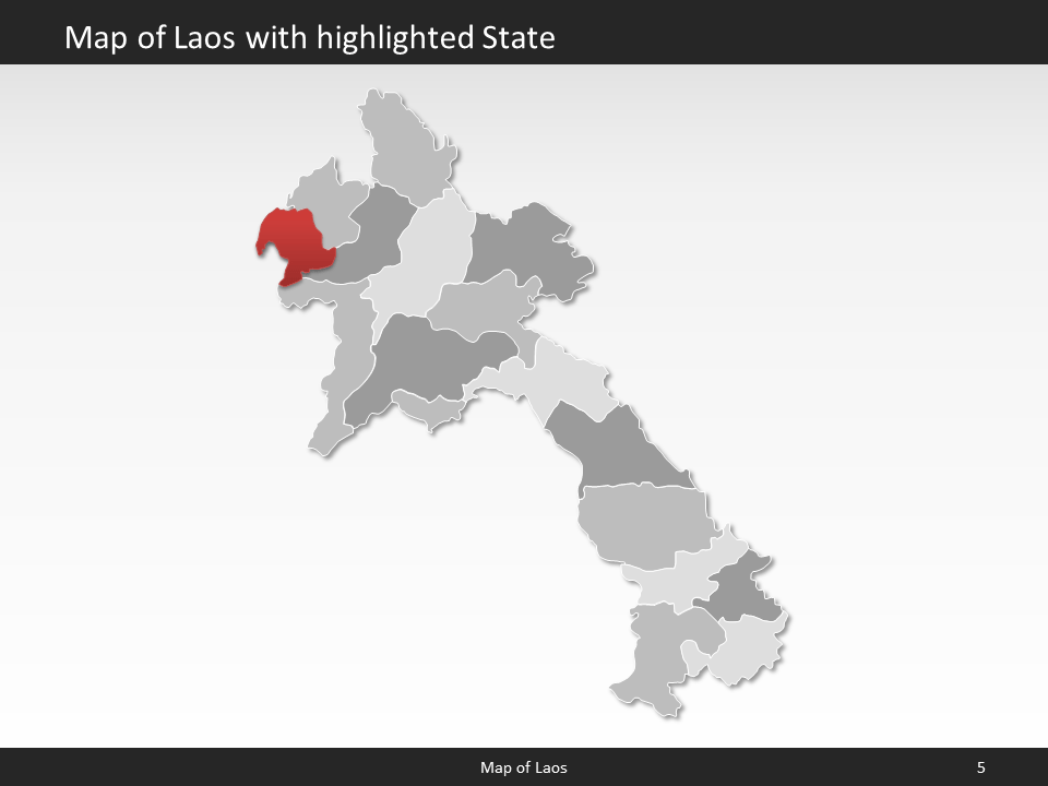 powerpoint map laos