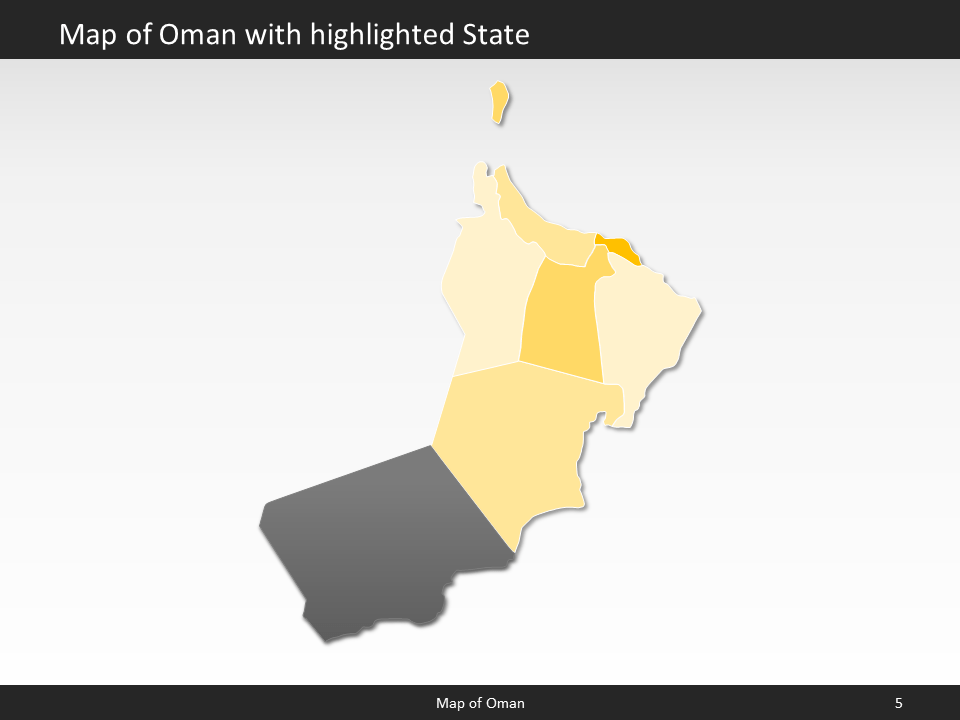 powerpoint map oman