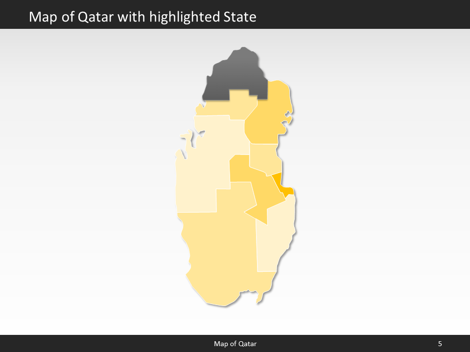 powerpoint map qatar