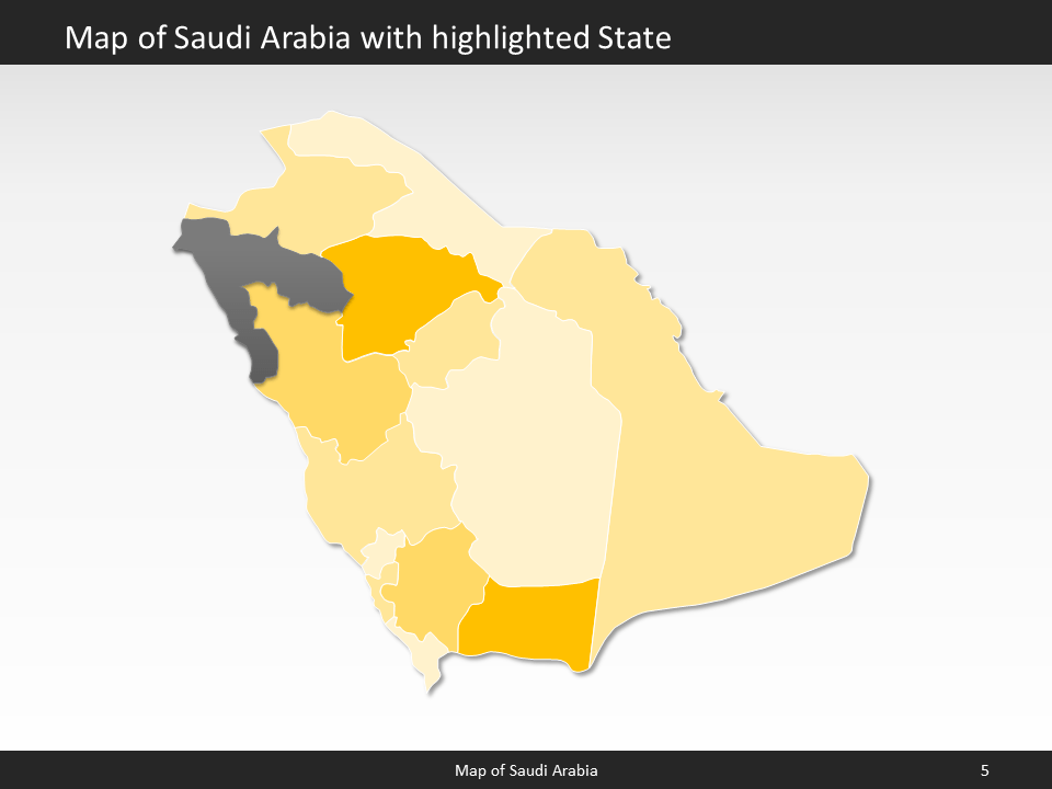 powerpoint map saudi arabia