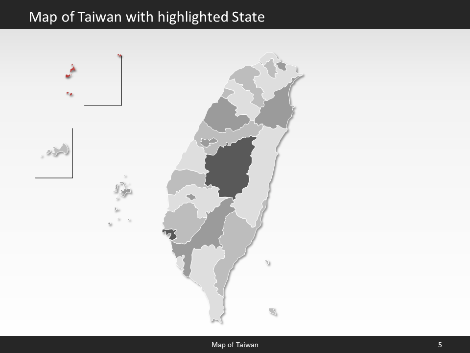 powerpoint map taiwan