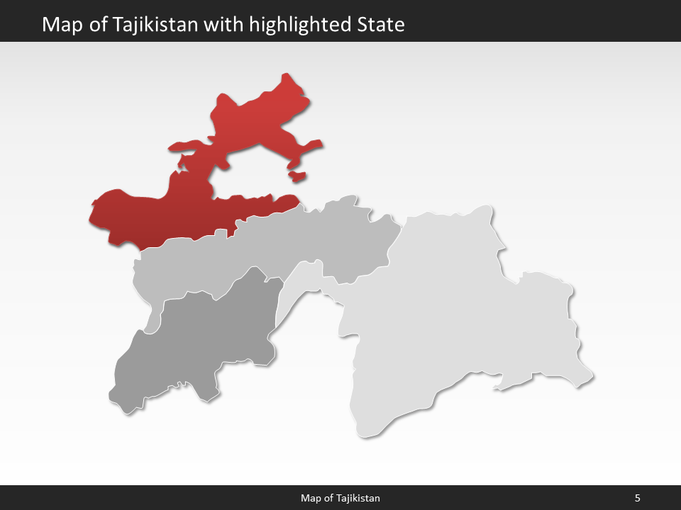 powerpoint map tajikistan