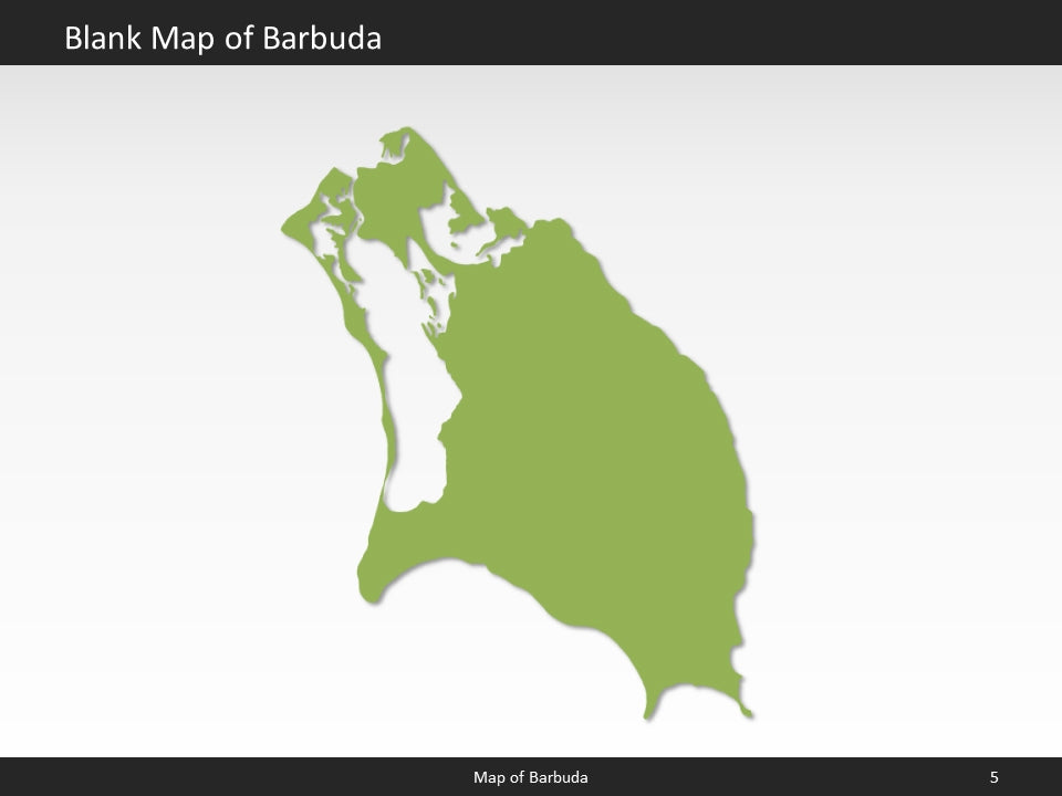 powerpoint map antigua and barbuda