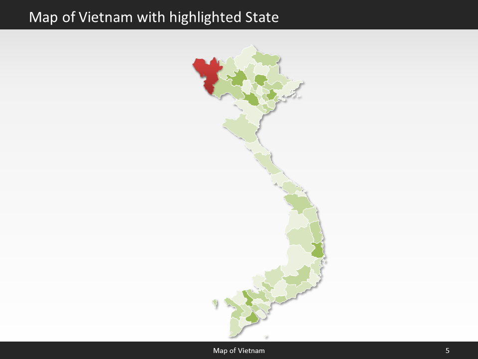 powerpoint map vietnam