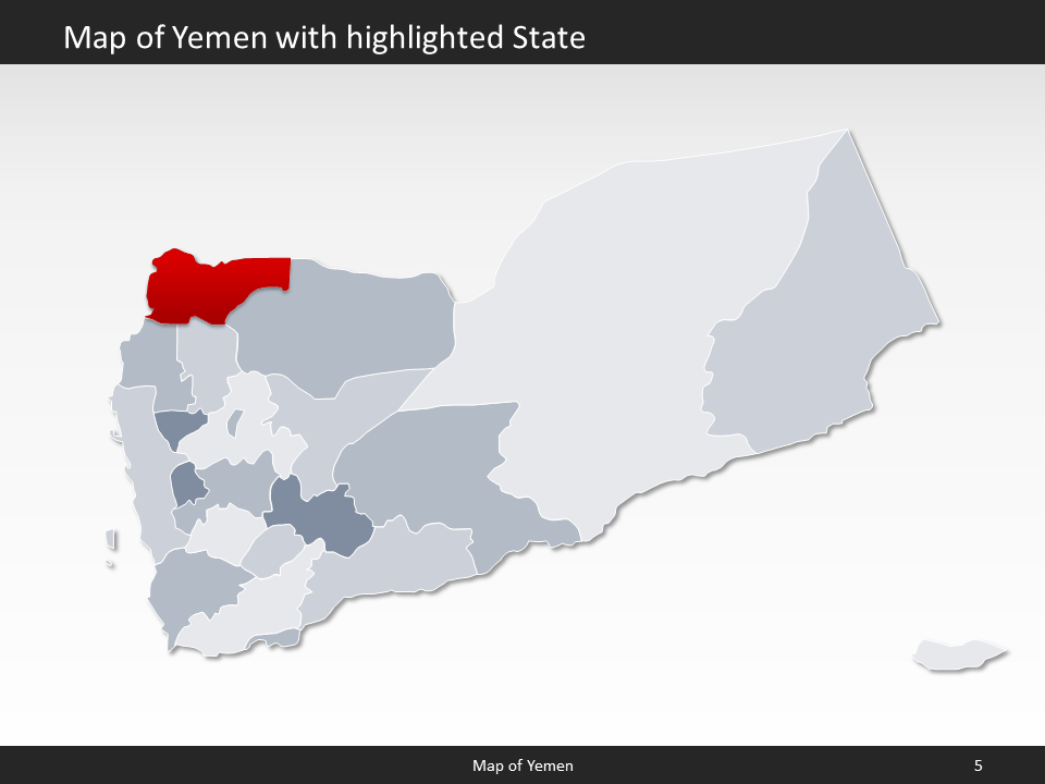 powerpoint map yemen