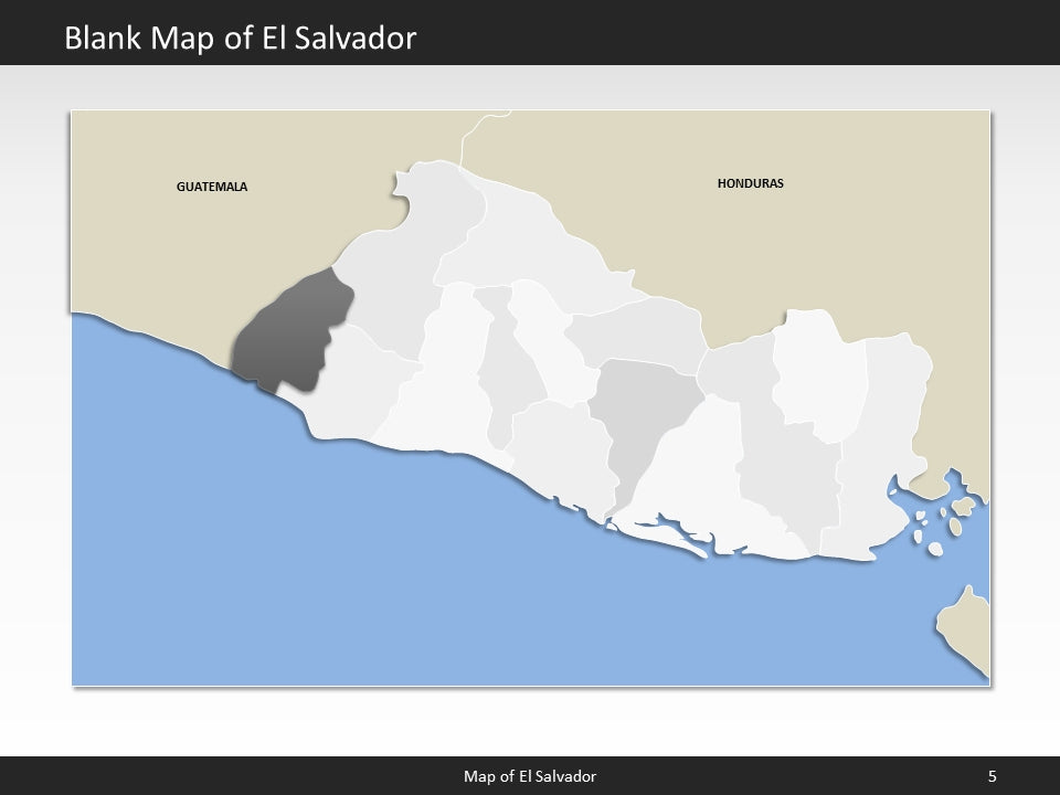 powerpoint map el salvador