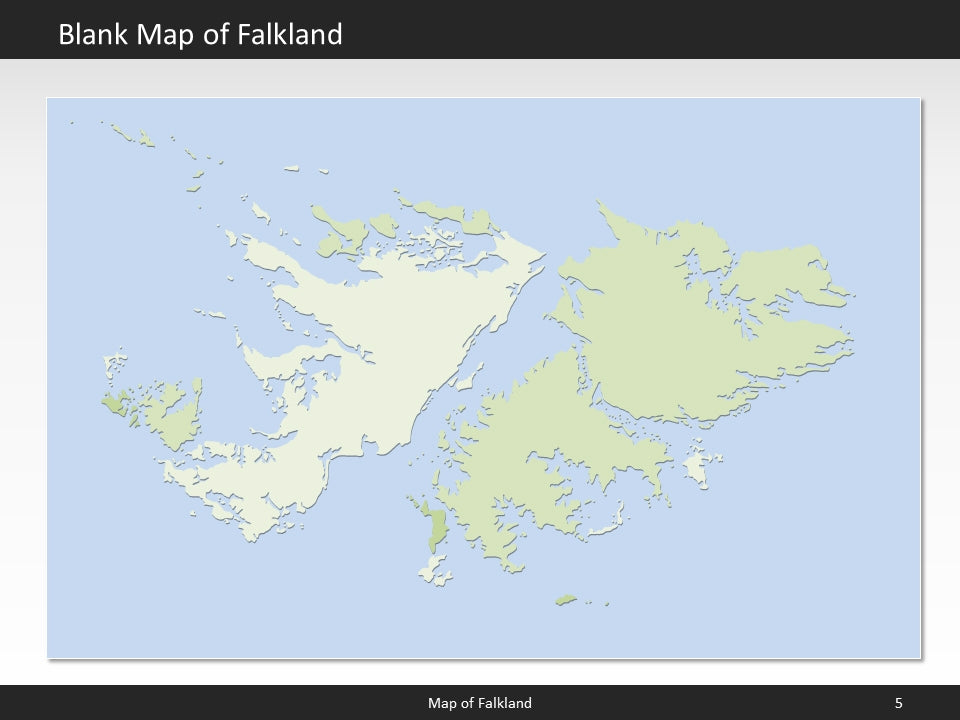 powerpoint map falkland islands