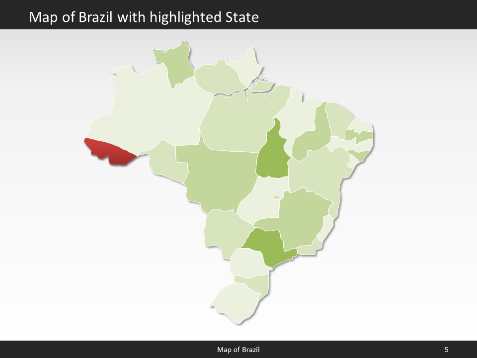 powerpoint map brazil
