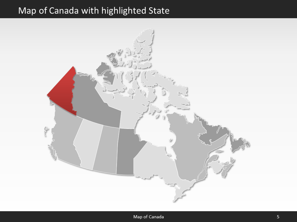 powerpoint map canada