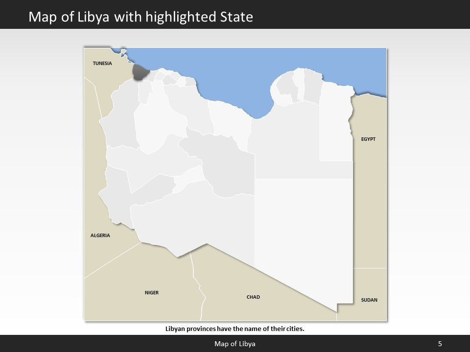 powerpoint map libya