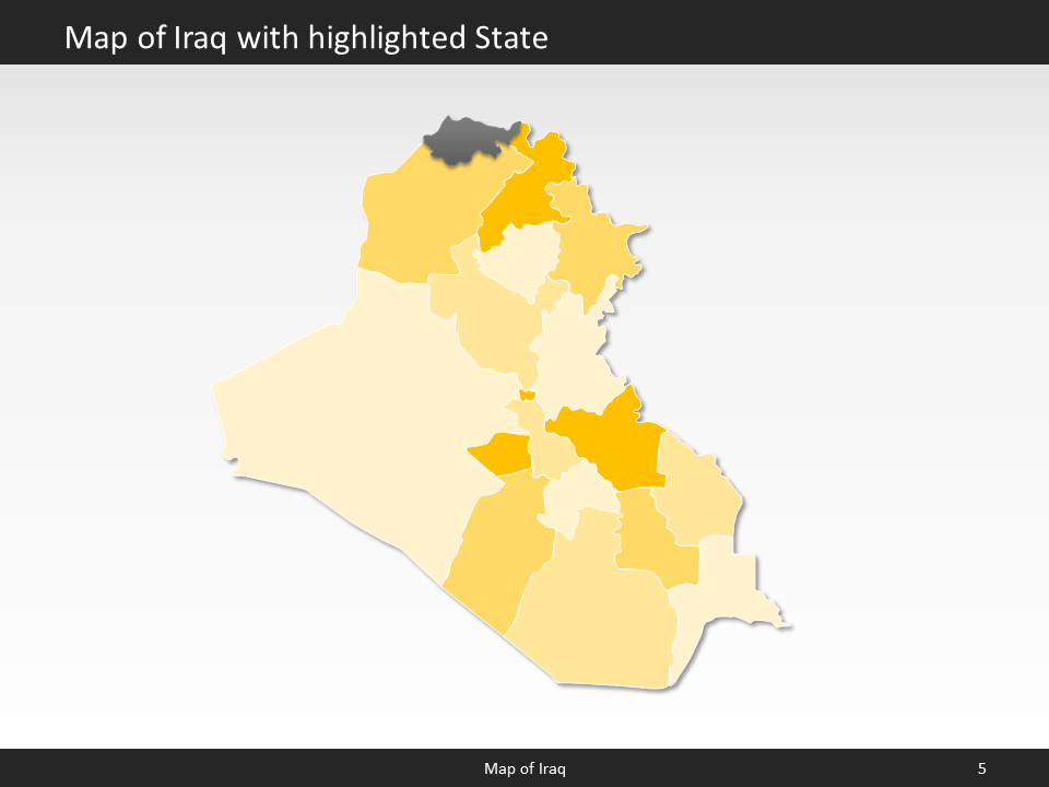powerpoint map iraq