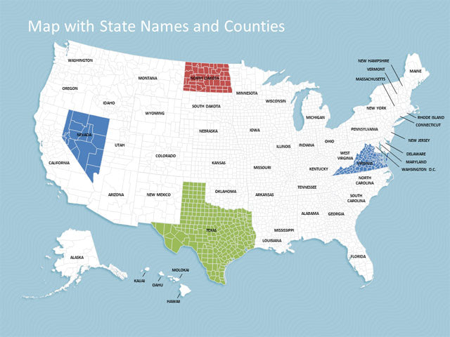 powerpoint map usa