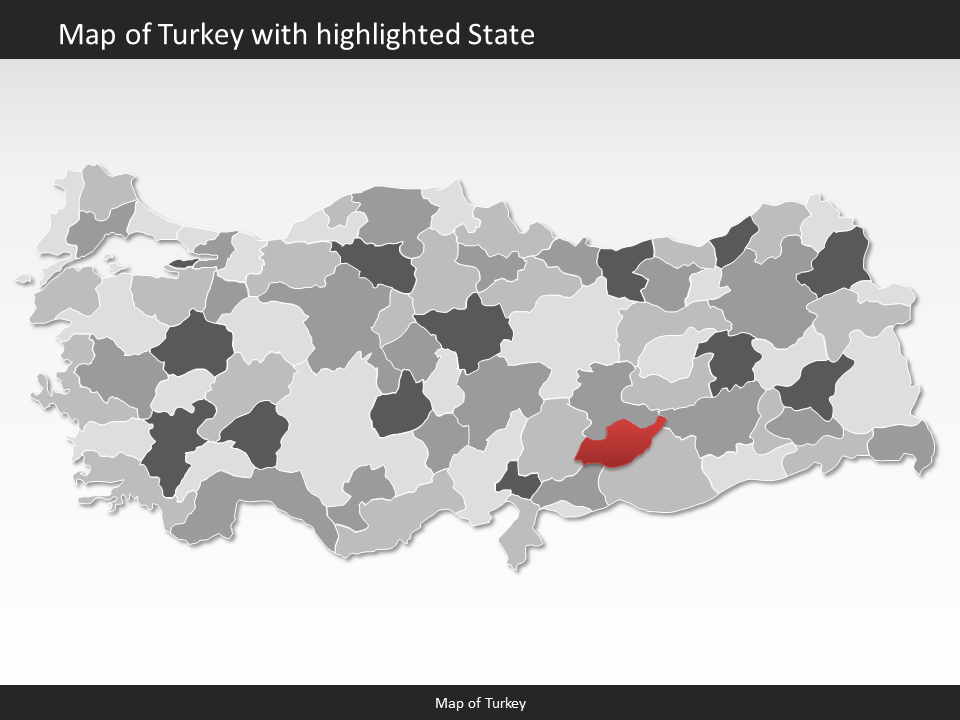 powerpoint map turkey