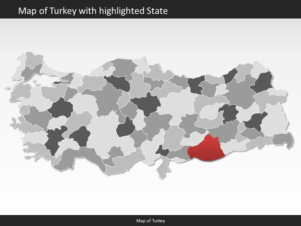 powerpoint map turkey