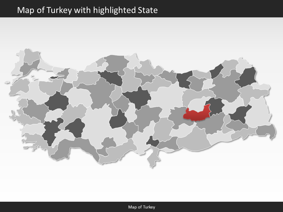 powerpoint map turkey