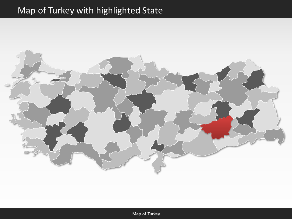 powerpoint map turkey
