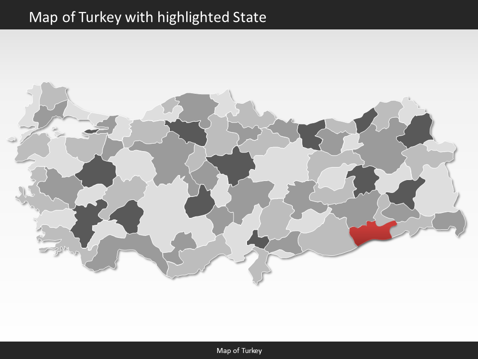 powerpoint map turkey