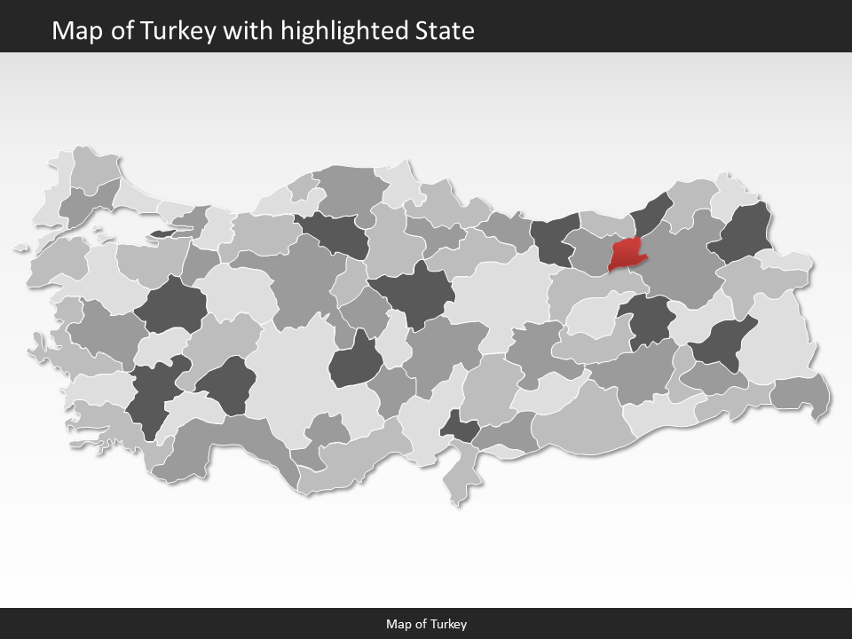 powerpoint map turkey