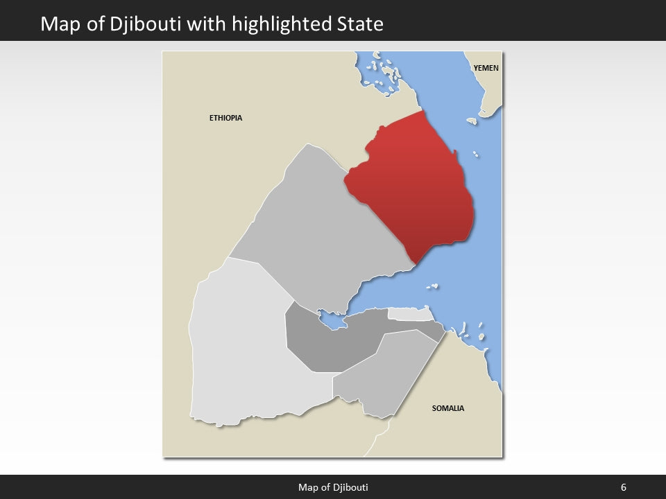 powerpoint map djibouti