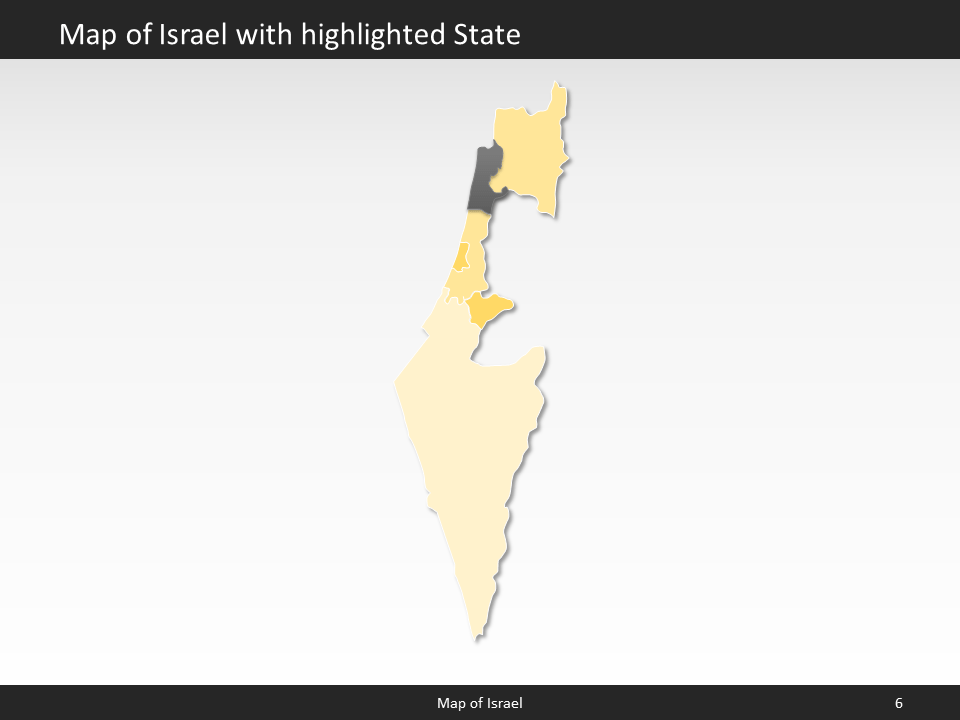 powerpoint map israel