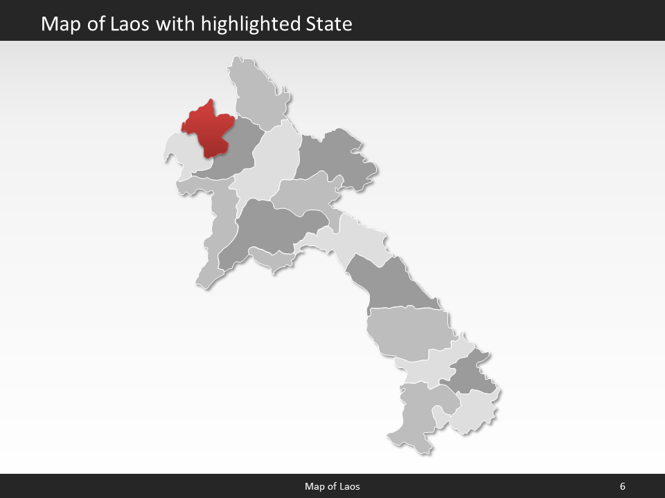 powerpoint map laos