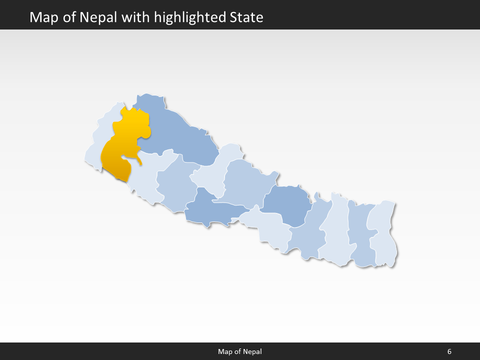 powerpoint map nepal