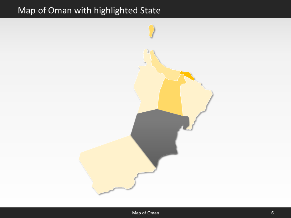 powerpoint map oman