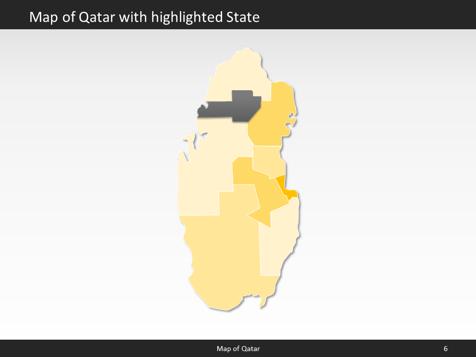 powerpoint map qatar