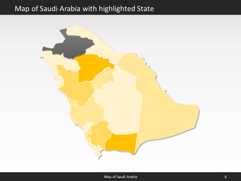 powerpoint map saudi arabia
