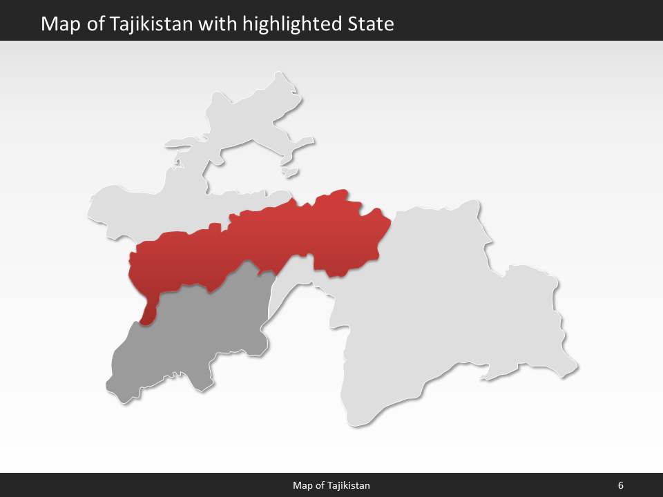 powerpoint map tajikistan