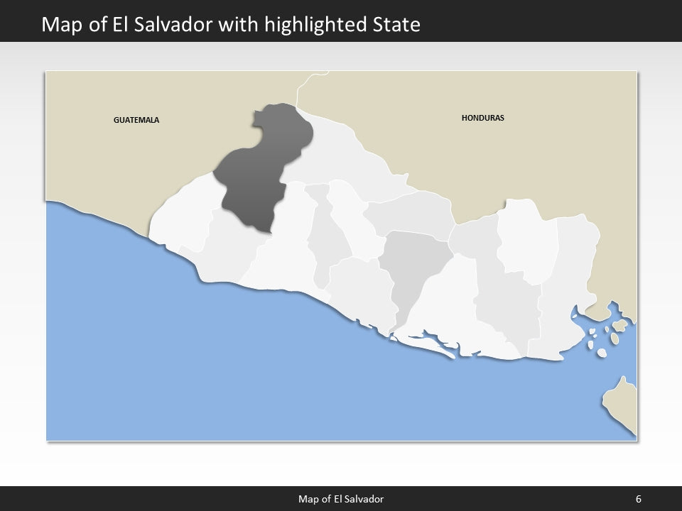powerpoint map el salvador