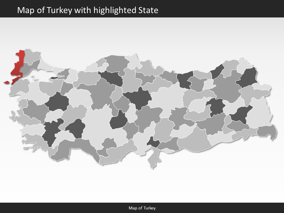 powerpoint map turkey