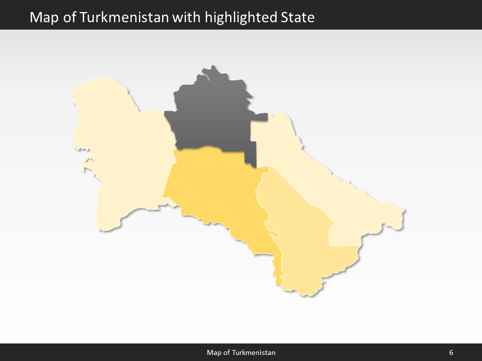 powerpoint map turkmensitan
