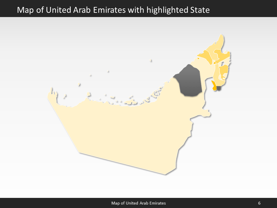 powerpoint map uae