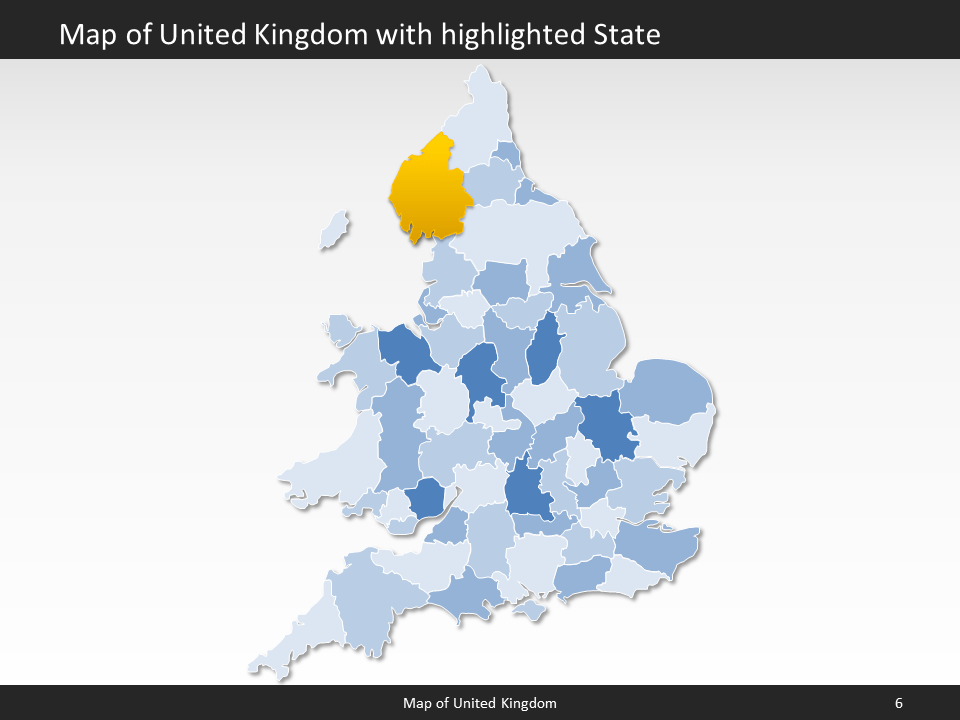 powerpoint map united kingdom