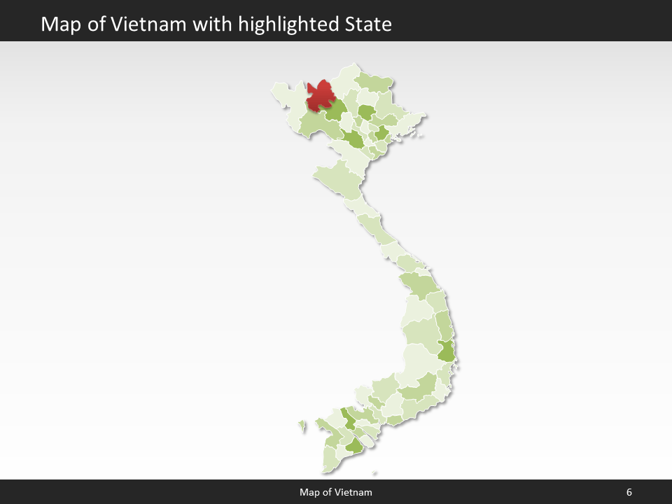 powerpoint map vietnam