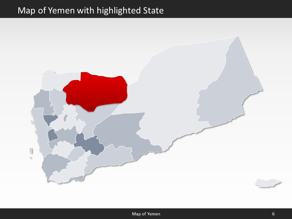 powerpoint map yemen