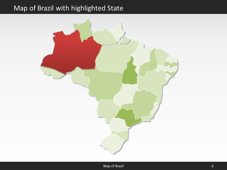 powerpoint map brazil