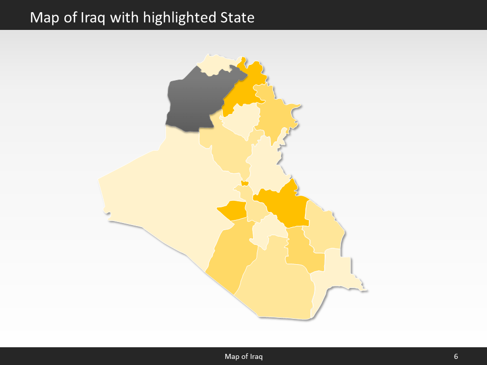 powerpoint map iraq