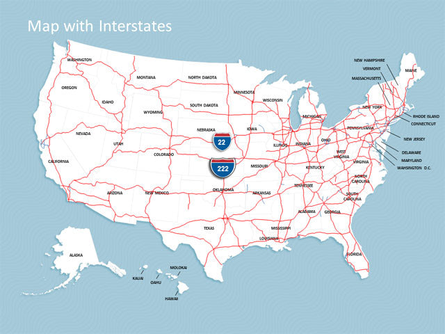 powerpoint map usa