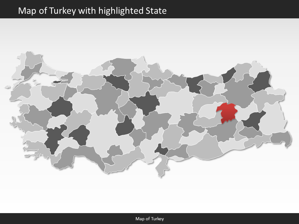 powerpoint map turkey