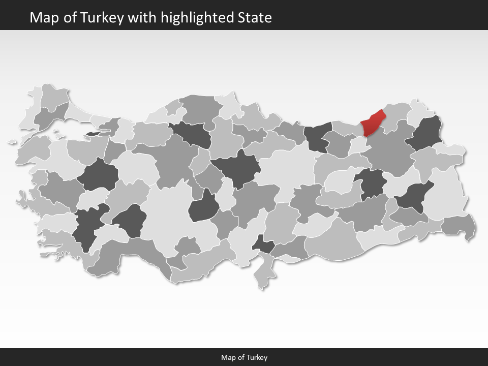 powerpoint map turkey