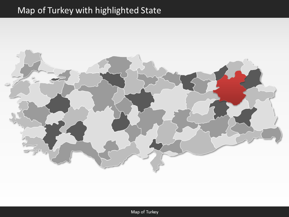 powerpoint map turkey