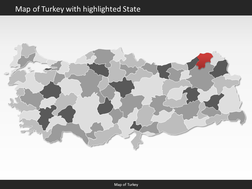 powerpoint map turkey