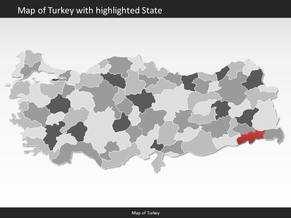 powerpoint map turkey