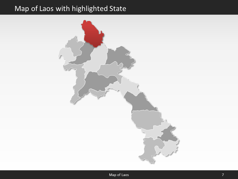 powerpoint map laos