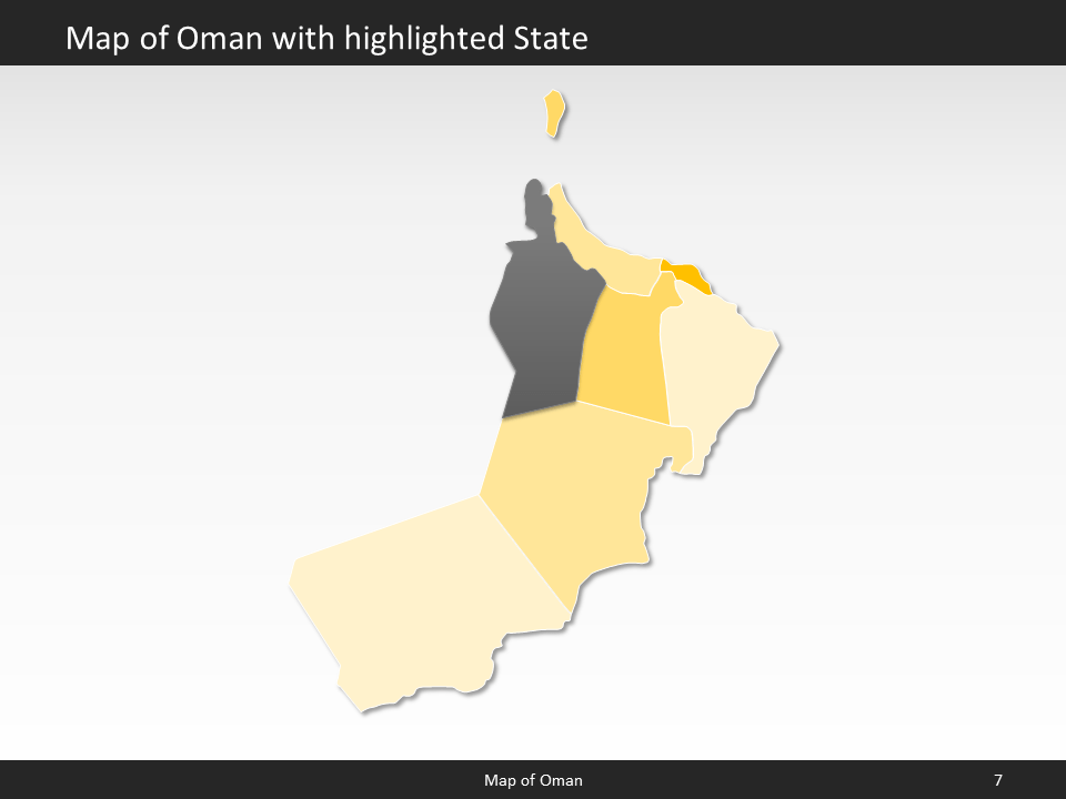 powerpoint map oman