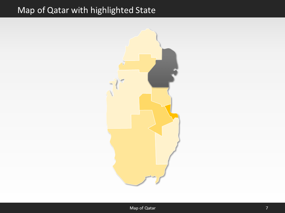 powerpoint map qatar