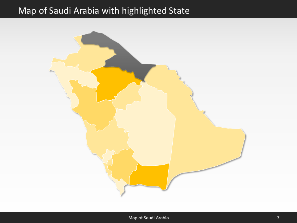 powerpoint map saudi arabia