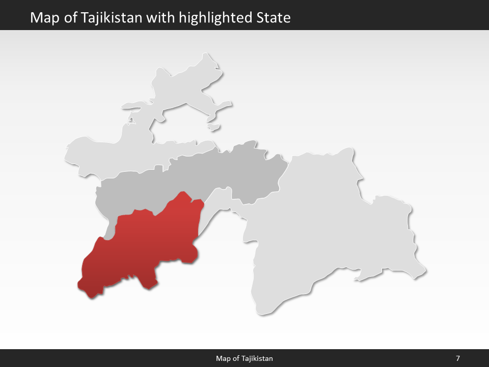 powerpoint map tajikistan